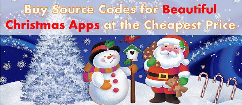 Get Amazing Discount Offers for Christmas Special apps from SellMySourceCode