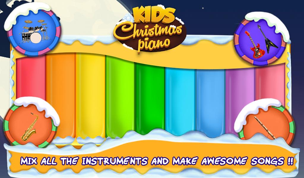 Kids Christmas Piano Game iPhone, iPad - iOS Education App Source Code